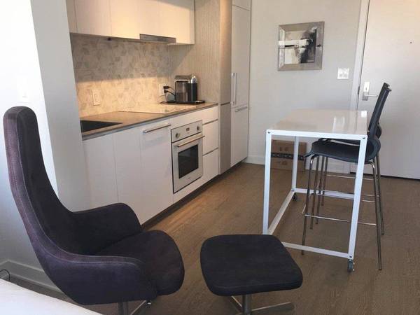 Furnished Condo Rental-Stylish Studio Suite, City Views, Clever Design