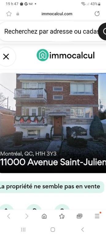 5 1/2 - Montréal (Ahuntsic) - $750 /mois