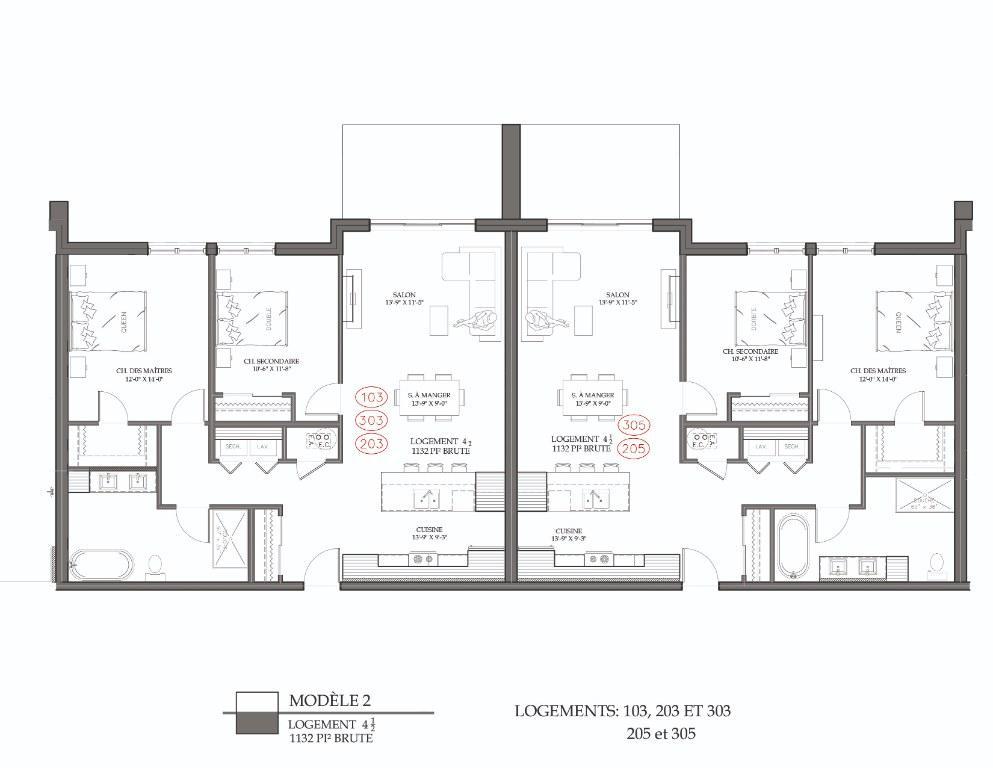 IMMEUBLE 55 ans et plus - 4 1/2 STATIONNEMENT INTÉRIEUR - ASCENSEUR