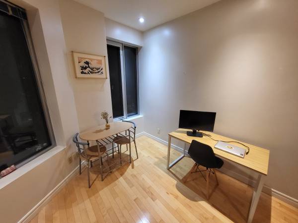 APPARTEMENT SPACIEUX 2 1/2 MEUBLÉ sur Saint Denis et Sherbrooke!