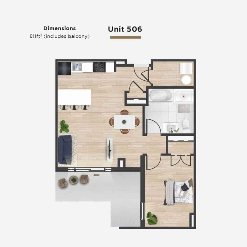 1 CH - 1 SDB - Gatineau - $2,380 /mo