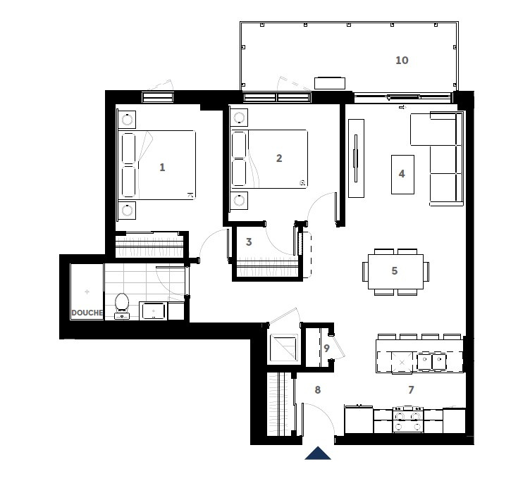 4 1/2 à Louer - Condo Neuf à Mascouche