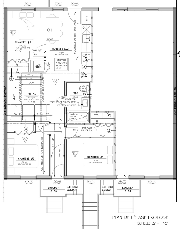 À LOUER : Grand 5 ½ Rénové à Ville-Émard