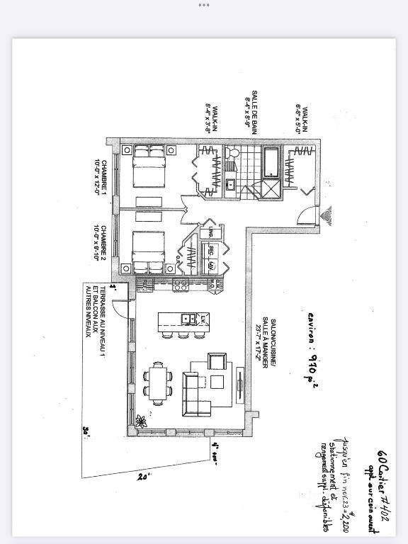 Condo 4 et demie pour 1er décembre (libre immédiatement) à côté de la gare de Saint-Lambert