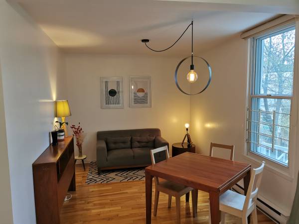 Appartement meublé & équipé Plateau - lumineux, tout à pied