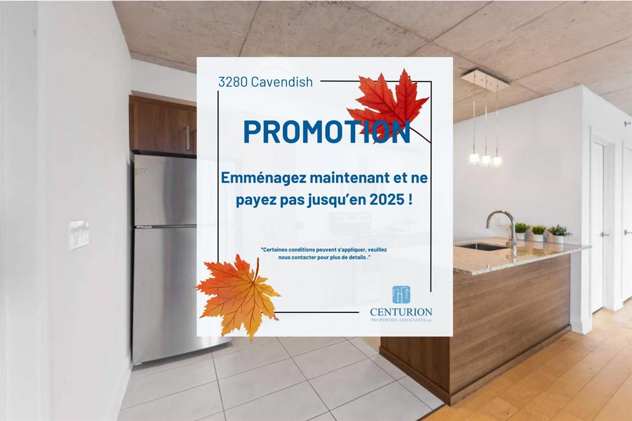 1 Bedroom - 3280 Cavendish Boulevard, Montréal