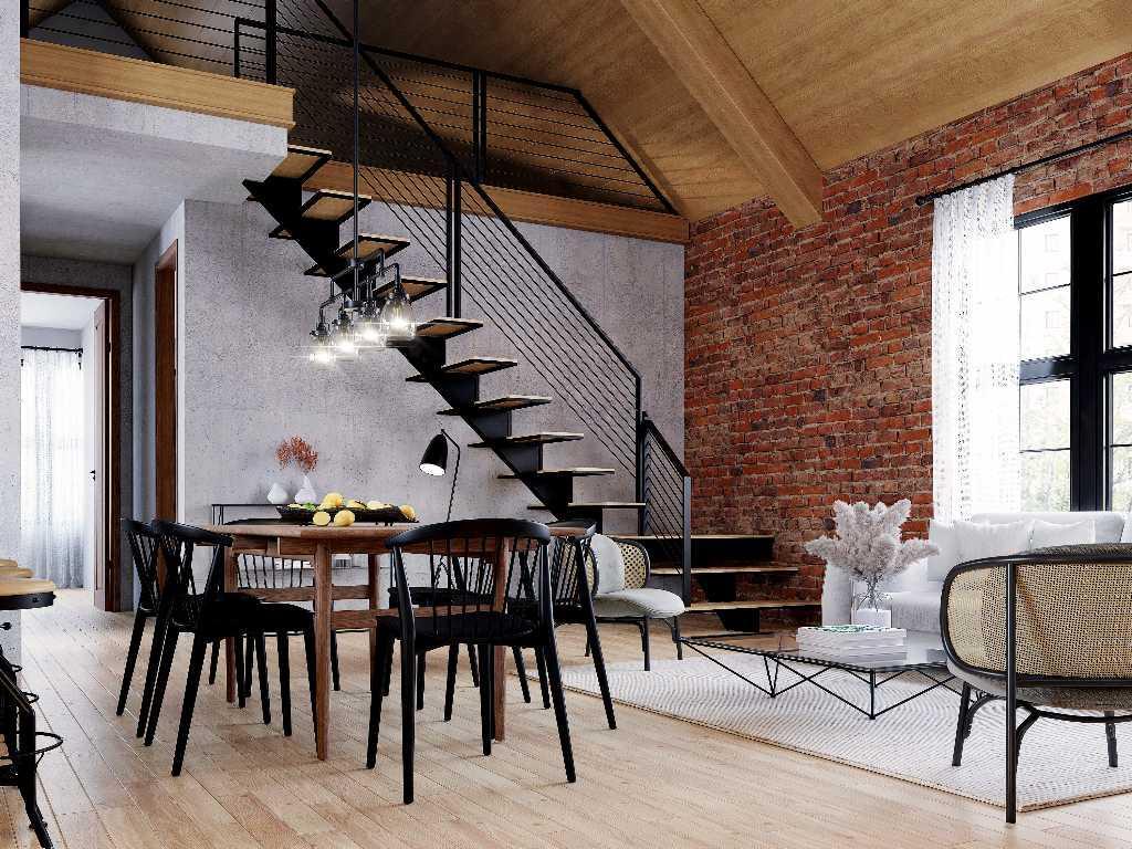 appartement style condo industriel