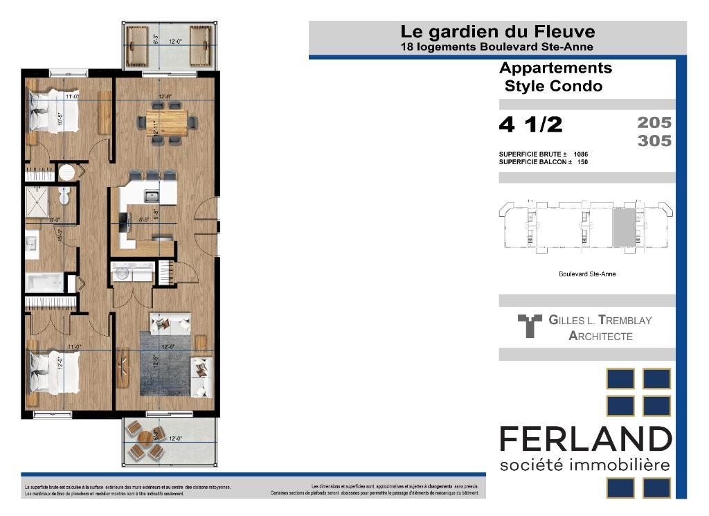 Condos locatifs neufs (41/2 et 31/2) dispo le 1 février 2025