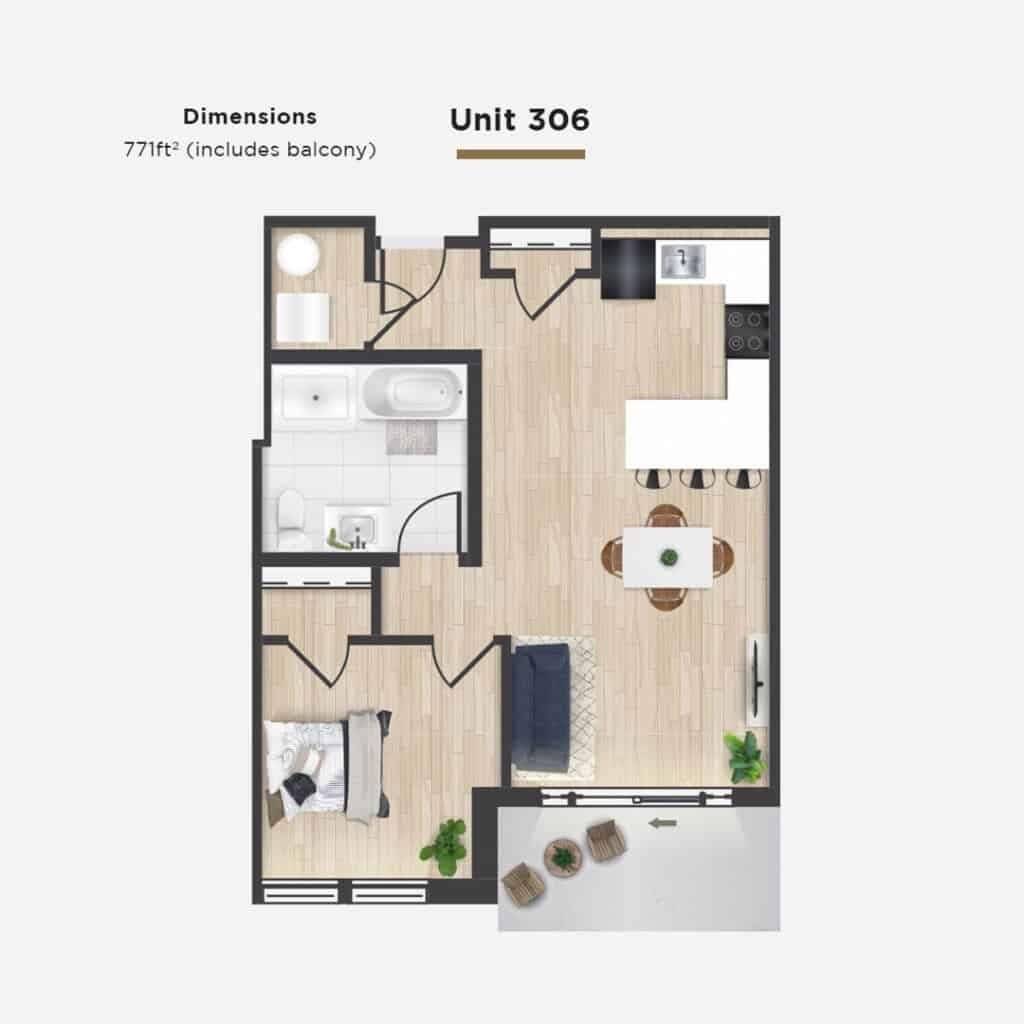1 CH - 1 SDB - Gatineau - $1,970 /mo