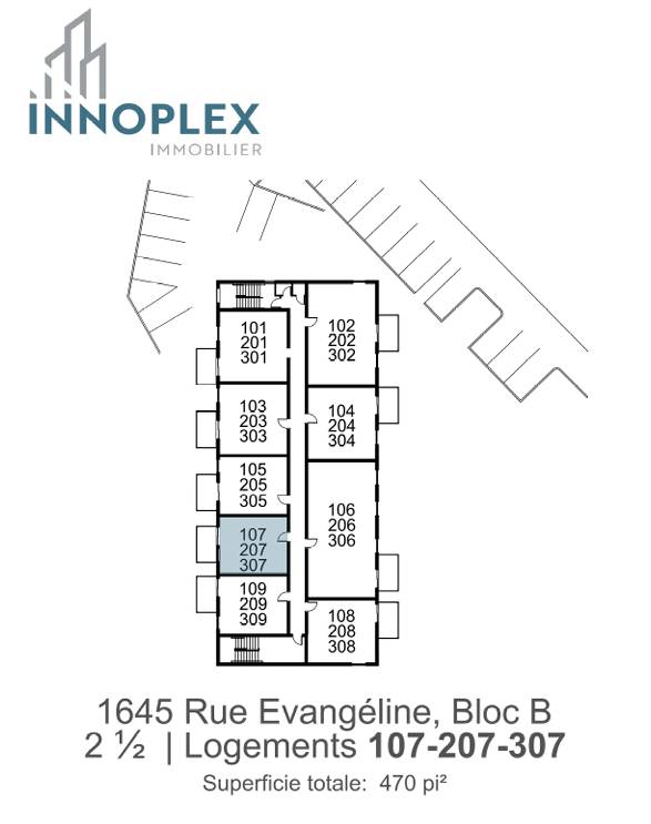 107 - 1645 Evangéline