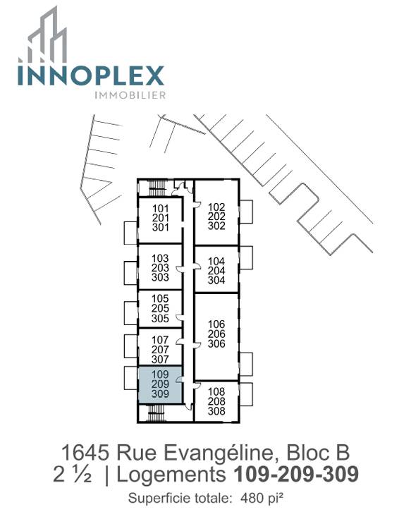 109 - 1645 Evangéline