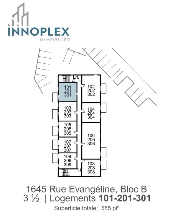 101 - 1645 Evangéline