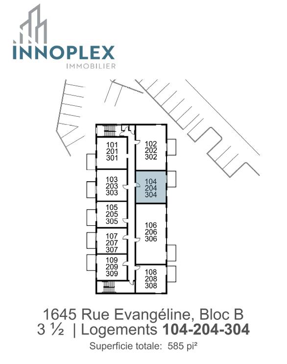 104 - 1645 Evangéline