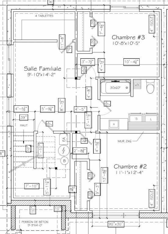 Maison 3 chambres et 2 salles de bain