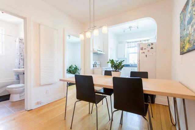 PLATEAU Mont-Royal, 4 1/2 (1 chambre fermée), au 3ème étage, à 2 min. du Métro Laurier! 1er MARS.