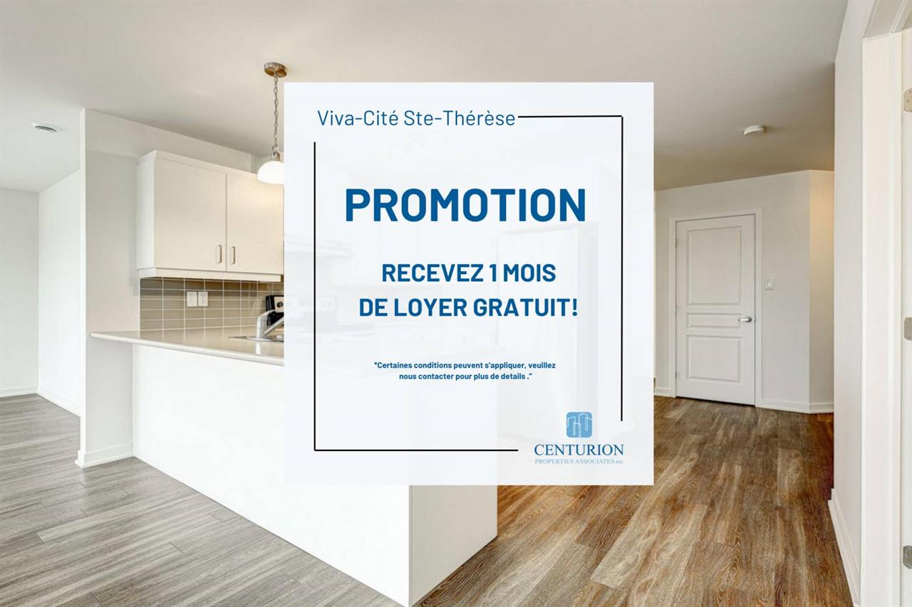 2 Bedroom + Den (Over 1200 Sq.ft.) - 290 Place Claude-Dagenais, Sainte-Thérèse