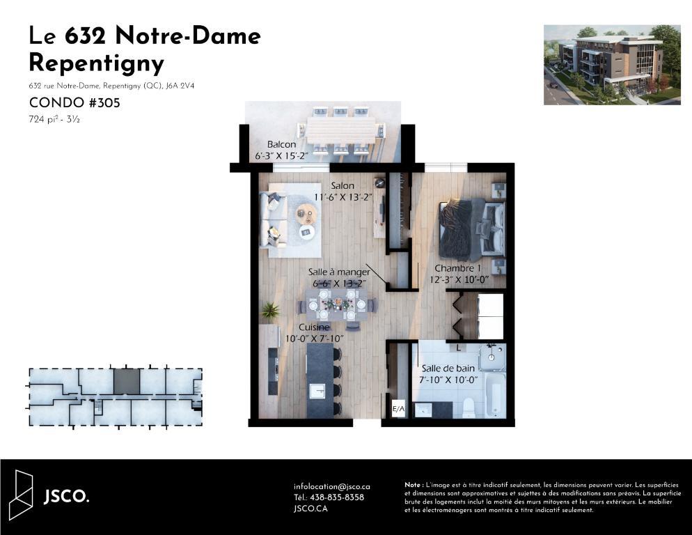 632 Notre-Dame | 3½ à louer | INTERNET | ASCENSEUR | STATIONNEMENT INTÉRIEUR | EAU CHAUDE | JUILLET 2025