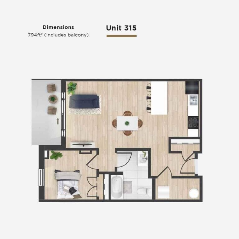 1 CH - 1 SDB - Gatineau - $1,970 /mo