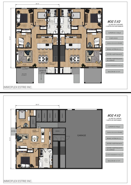 Logements à Louer *NEUF* 4-1/2 Et 5-1/2