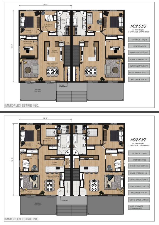 Logements à Louer *NEUF* 4-1/2 Et 5-1/2