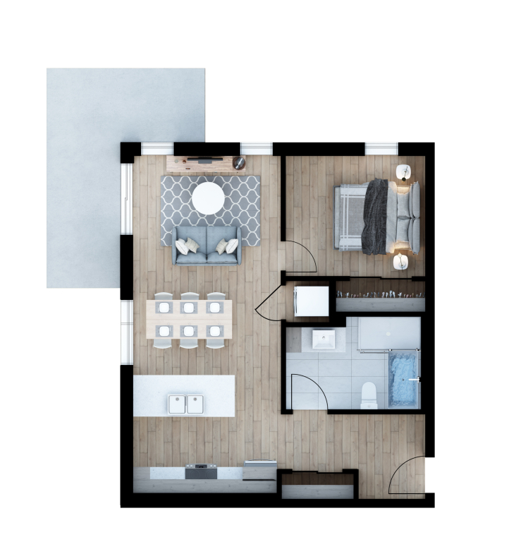 1 Chambre à Louer Au Plateau