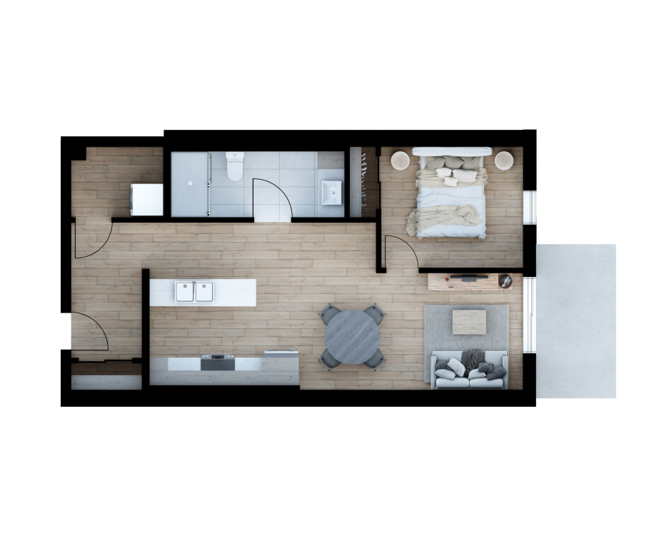 1 Chambre à Louer Au Plateau