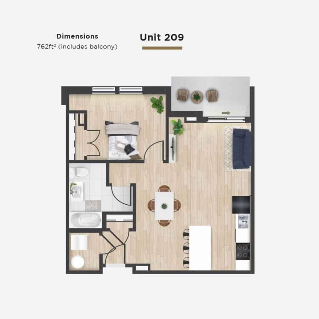 1 CH - 1 SDB - Gatineau - $1,750 /mo