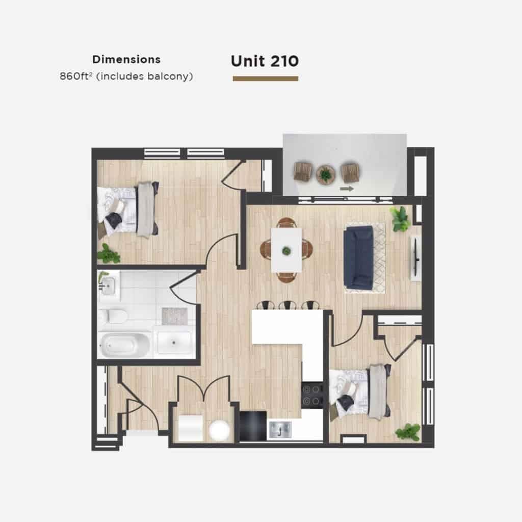 2 CH - 1 SDB - Gatineau - $2,130 /mo