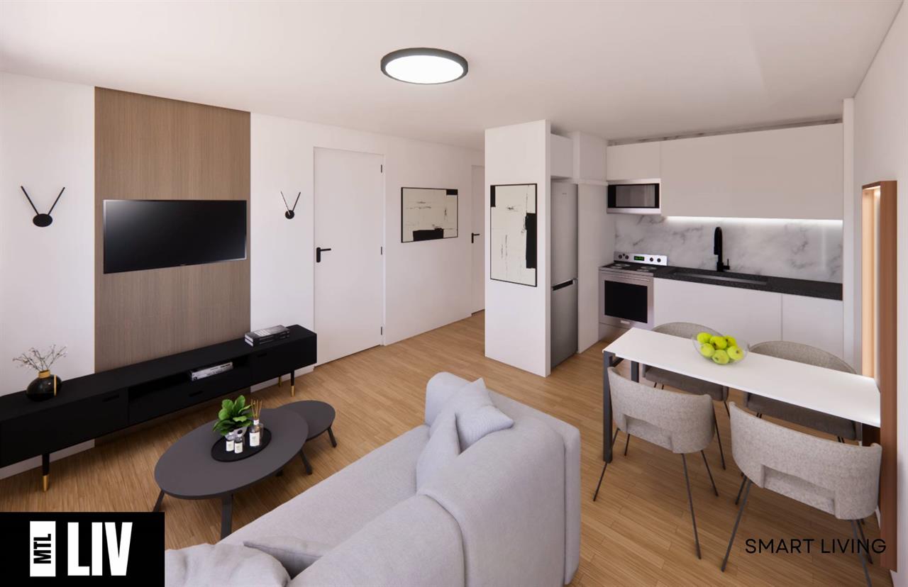 Appartement Une Chambre - Montréal Centre-Ville, Meublé