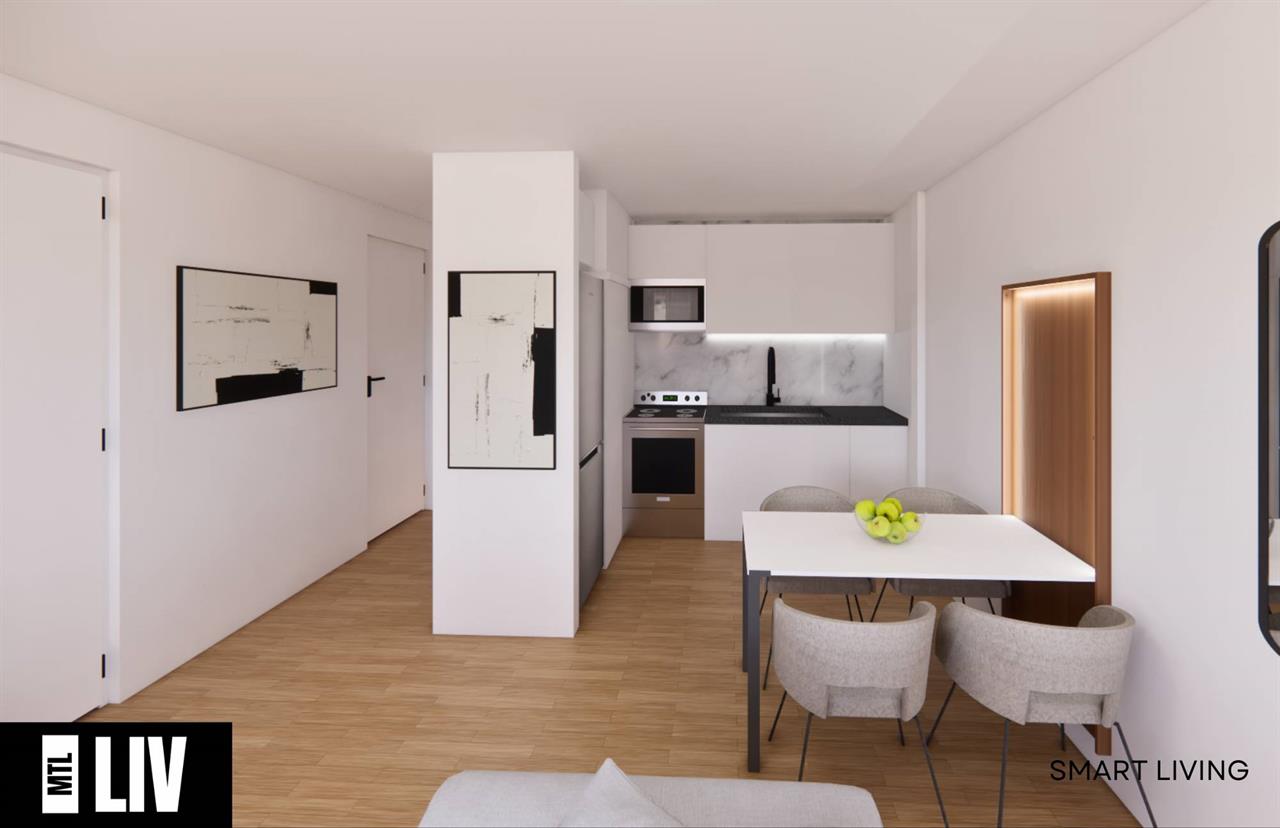 Appartement Une Chambre - Montréal Centre-Ville, Meublé