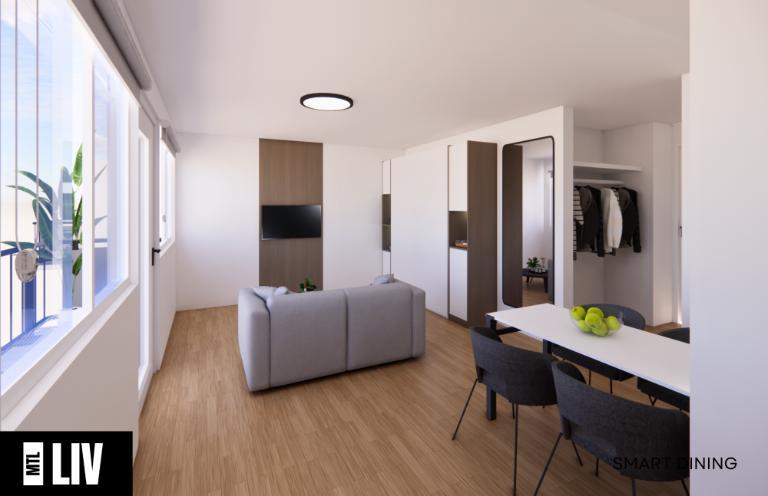 Studio Intelligent - Montréal Centre-Ville, Tout Meublé