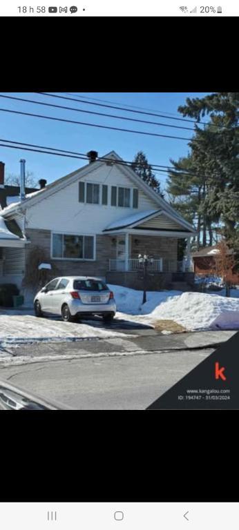 Adj Ahuntsic grand 3 1/2 semi meublé 5 électros, haut d'une maison près de la rivière de la piste cyclable et du boulevard Gouin Autobus express