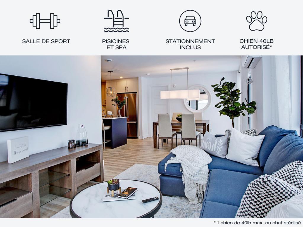 Odyssée | 3 1/2 Neuf à Louer | 1 bedroom for Rent | Vaudreuil-Dorion