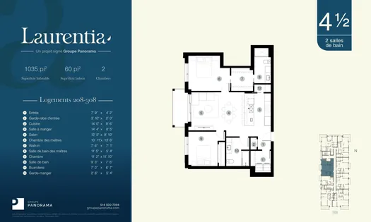1 room apartment of 93 m² in Lavaltrie