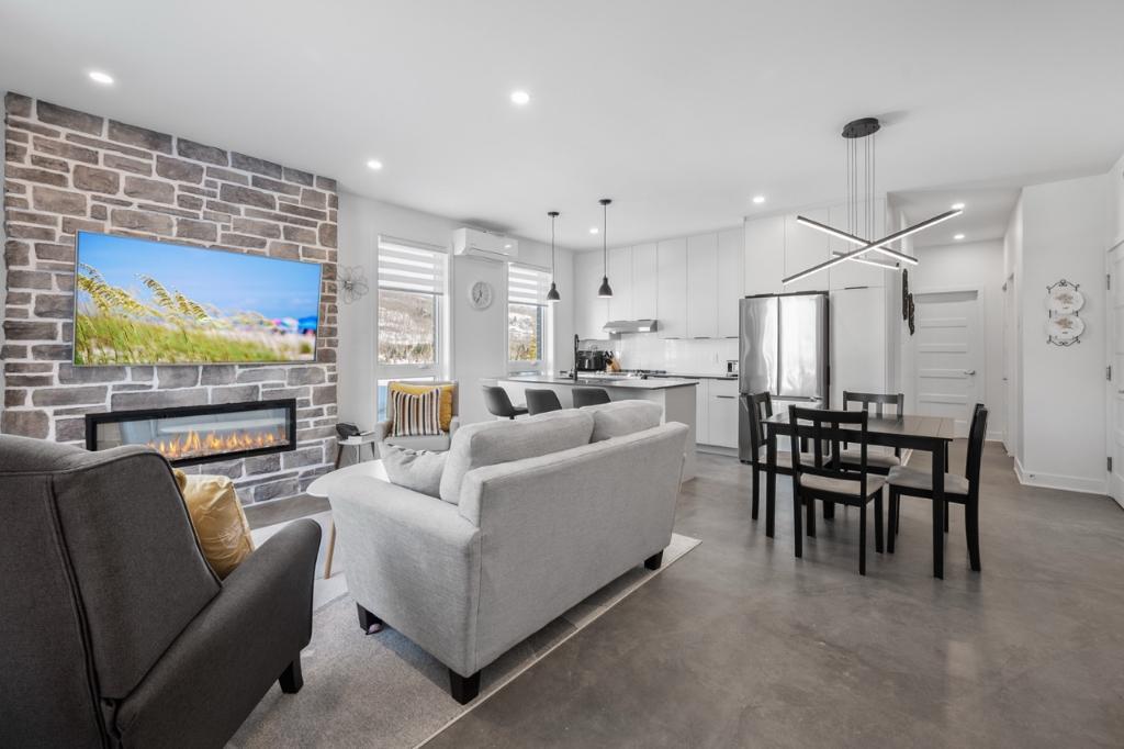 Votre havre de paix à Saint-Donat : 4 ½ moderne avec 2 salles de bain - Promo 3 mois gratuits sur bail de 24 mois.