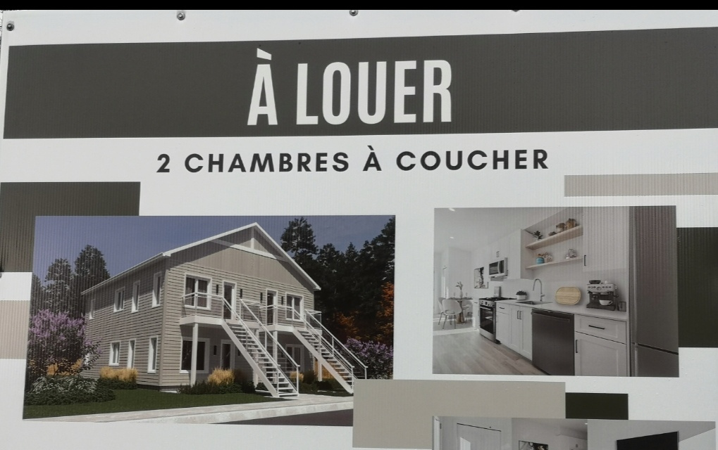 Appartement Neuf De 2 Chambres à Louer