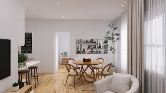 4 rooms apartment of 55 m² in Montreal