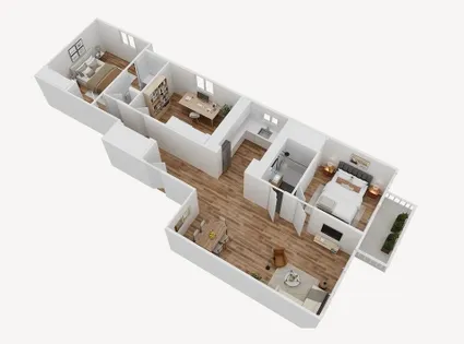 5 rooms apartment of 125 m² in Montreal