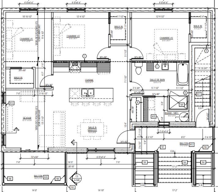 Nouveaux appartements 5 et demi pour le 1er juillet 2025