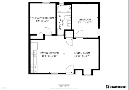 5 rooms apartment of 32 m² in Montreal