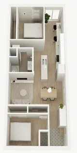 4 rooms apartment of 92 m² in Montreal