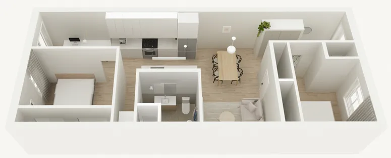 4 rooms apartment of 92 m² in Montreal