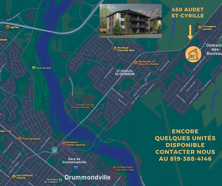Appartement a louer avec GARAGE, Logement a louer, 5 1/2 a louer AVEC GARAGE, 450 rue AUDET, ST Cyrille