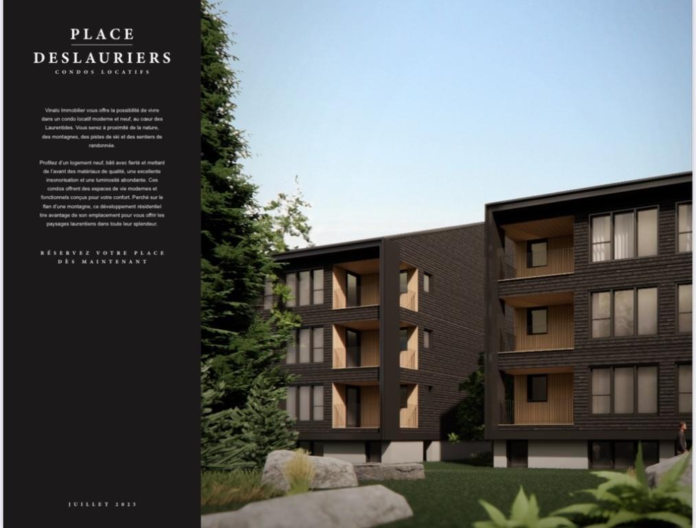 Logement condo ste-agathe 4 1/2