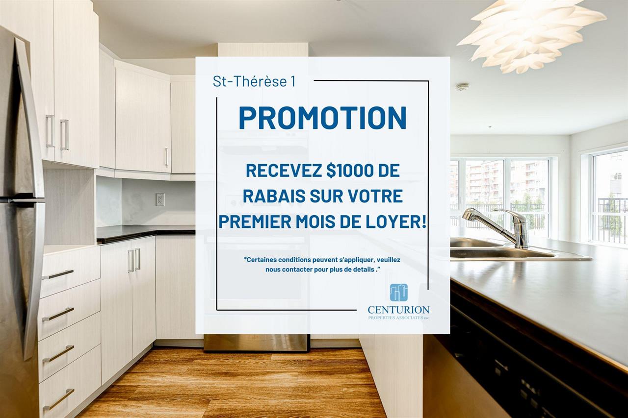 1 Bedroom - 290 Place Claude-Dagenais, Sainte-Thérèse