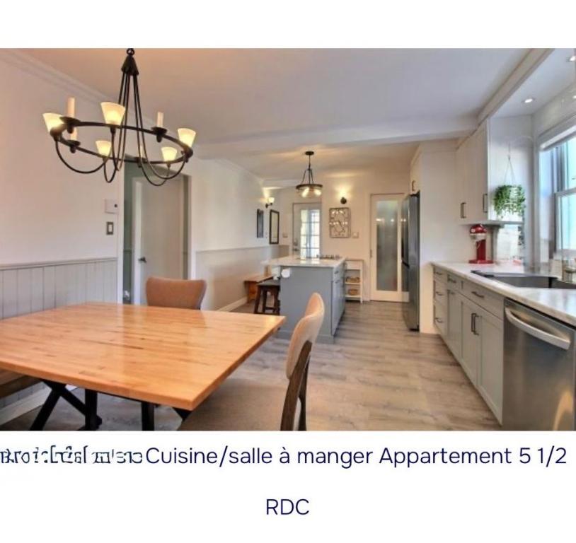 Appartement de 3 chambres et 1 salle de bain - Lévis (Desjardins)