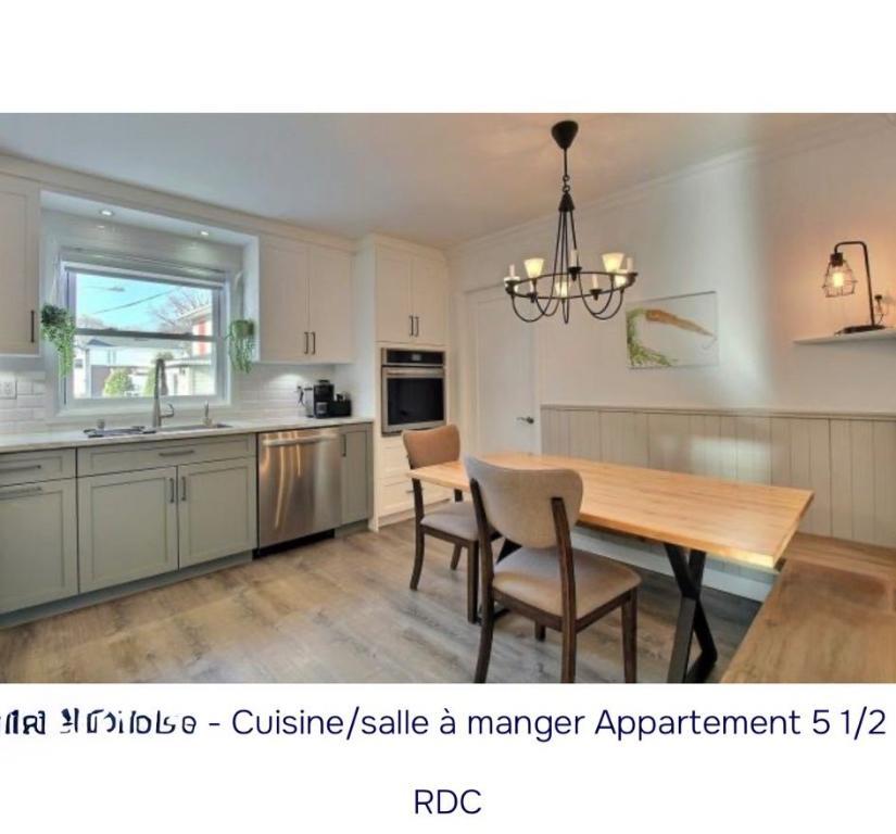Appartement de 3 chambres et 1 salle de bain - Lévis (Desjardins)