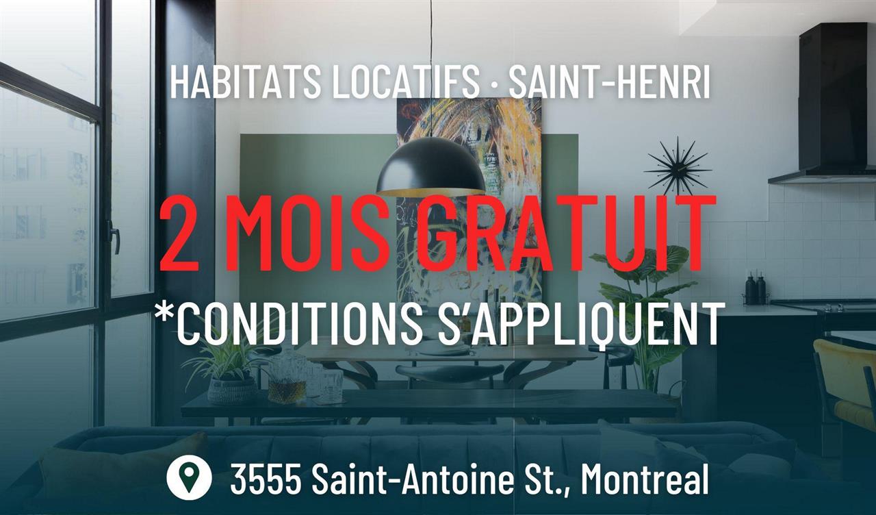 4½ - 3555 Rue Saint-Antoine Ouest, Westmount