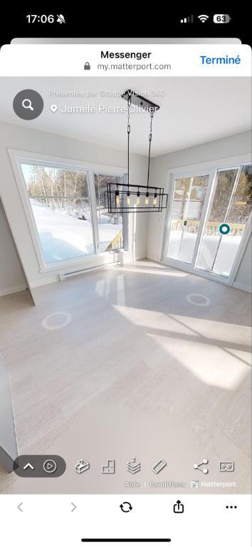 Jumelé de trois chambres et deux salles de bain à louer