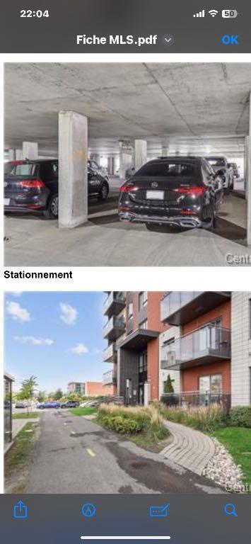 Condo 3 1/2 Metro Montmorency Laval